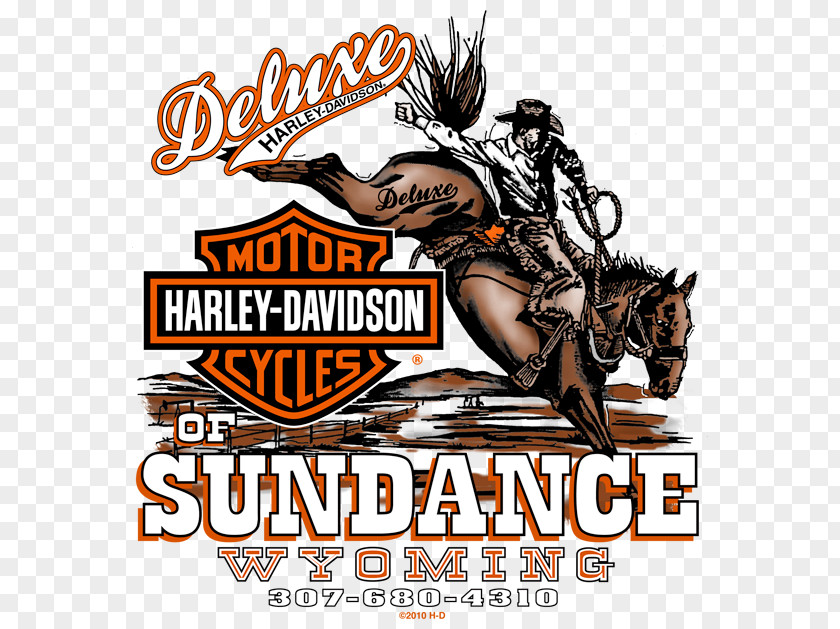 Horse Deluxe Harley-Davidson Logo Backprint PNG