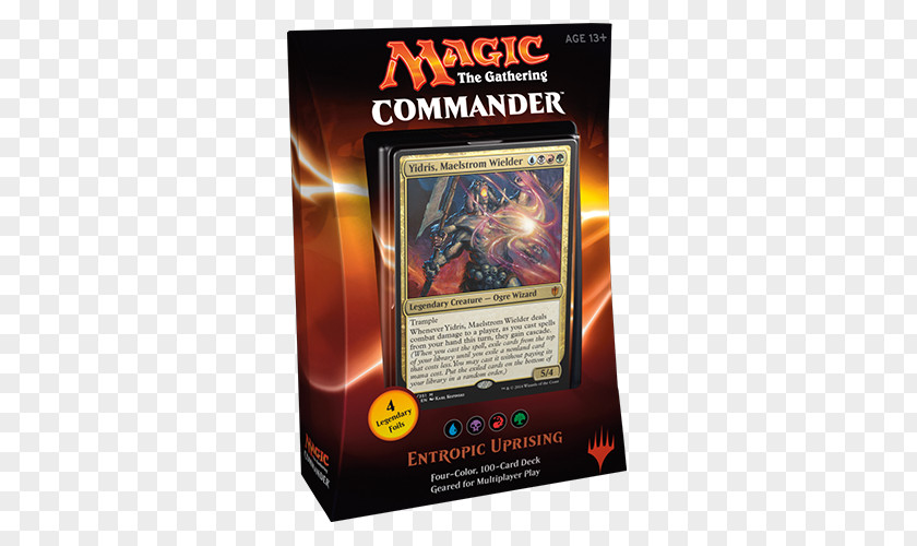 Magic The Gathering Commander Magic: Playing Card Yidris, Maelstrom Wielder 2016 PNG