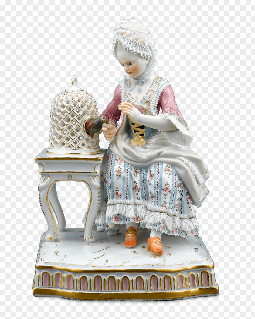 Meissen Porcelain Figurine Antique PNG