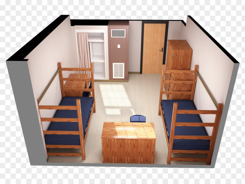 Real Estate Indoor Model Student University Housing Dormitory College PNG