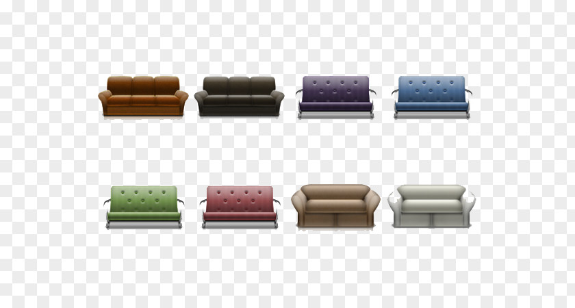 Sofa Set Couch ICO Icon PNG