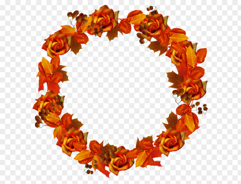 Autumn Clip Art Wreath Leaf PNG