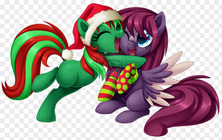 Christmas Pony DeviantArt PNG