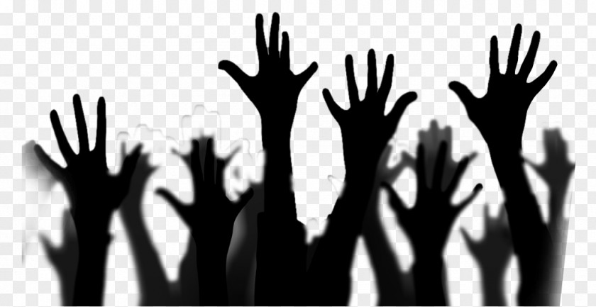 HANDS RAISED Finger Hand Clip Art PNG