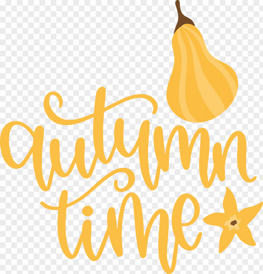 Logo Calligraphy Yellow Plants Meter PNG