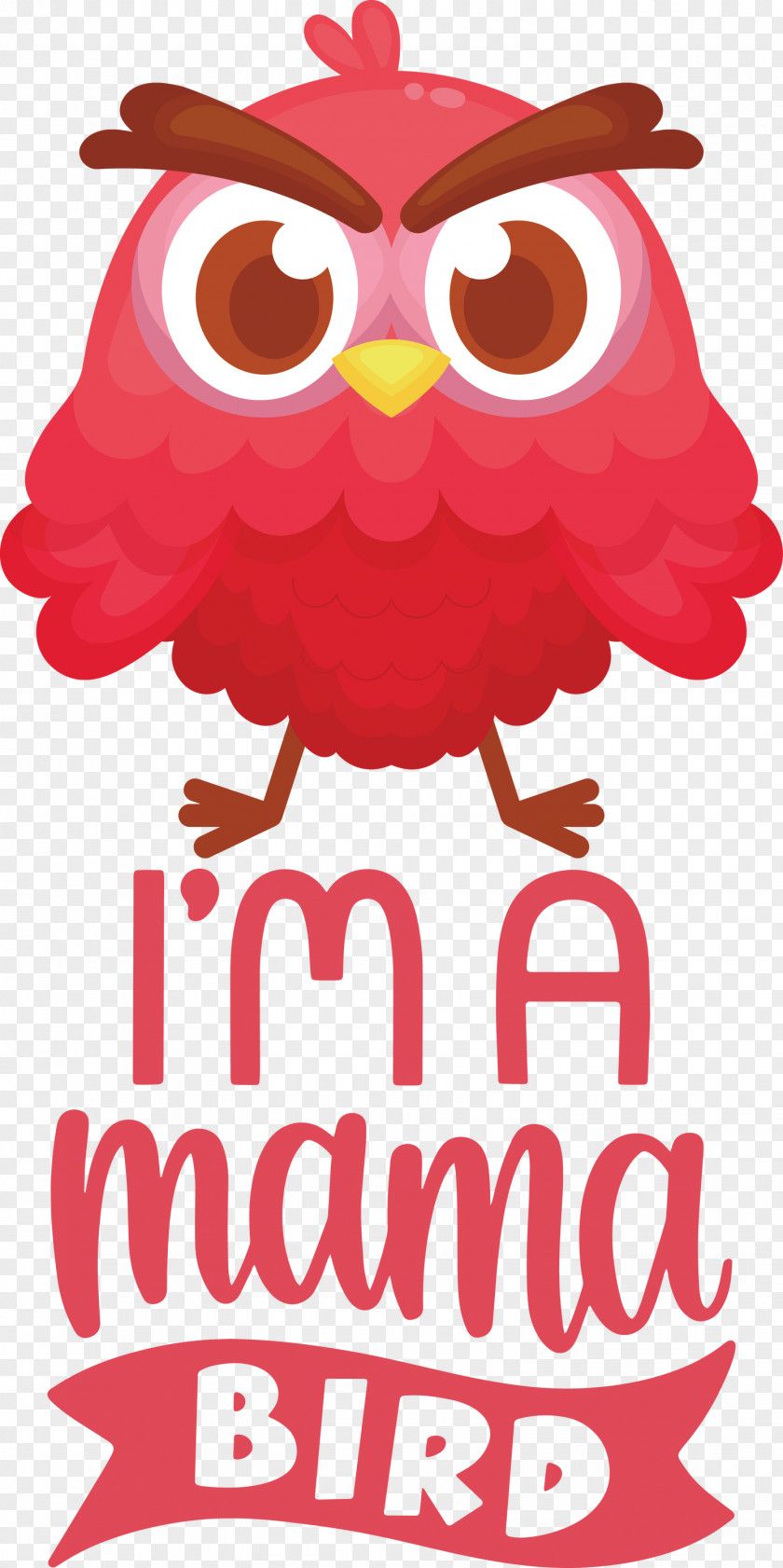 Mama Bird Quote PNG