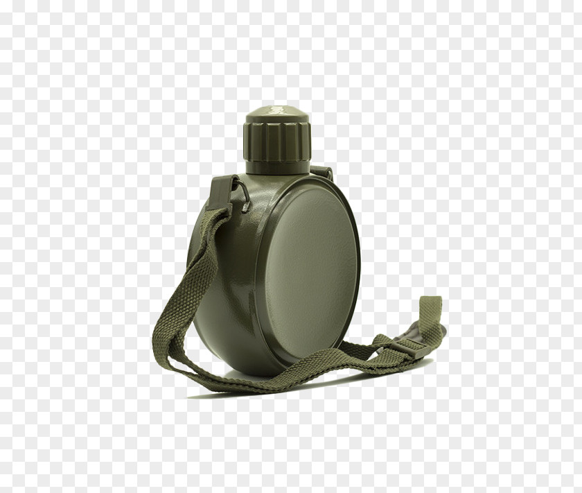 Military Canteen Water Bottle Stainless Steel Vacuum Flask PNG