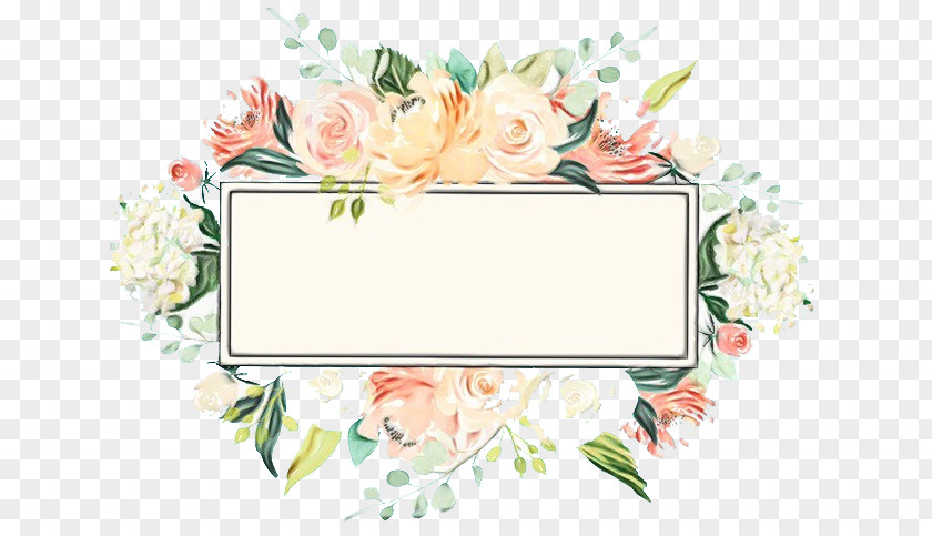 Picture Frame Plant Background Pink PNG