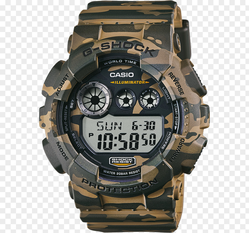 Watch Casio G-Shock Frogman Clock PNG