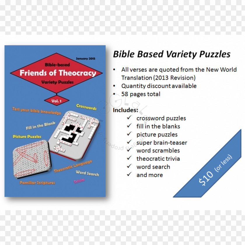 Brand Religious TextBible Puzzles Bible Book Friends Of Theocracy PNG