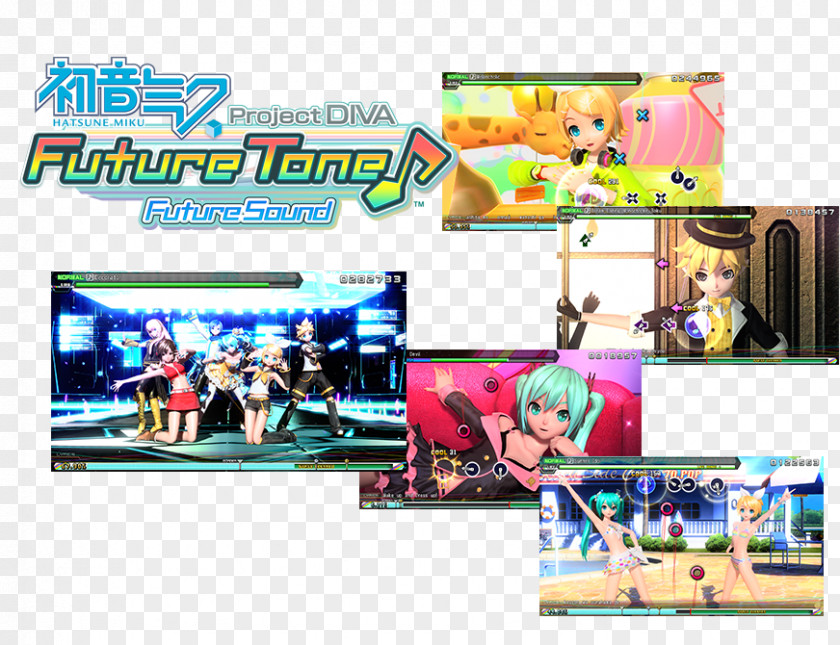 Future Sound Flyer Display Device Hatsune Miku: Project DIVA Arcade Web Banner Advertising PNG