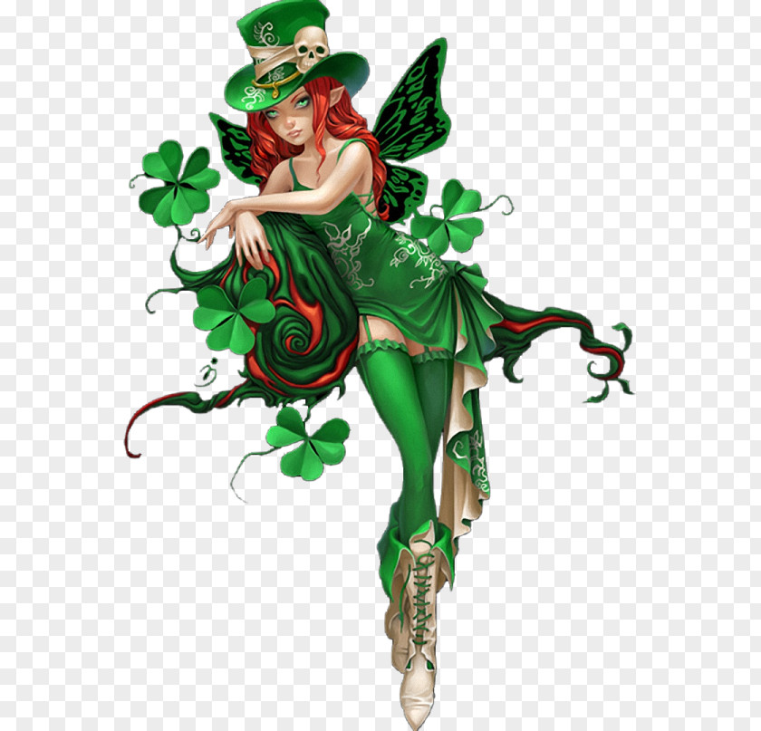 Saint Patrick's Day Irish People Luck Leprechaun Fairy PNG