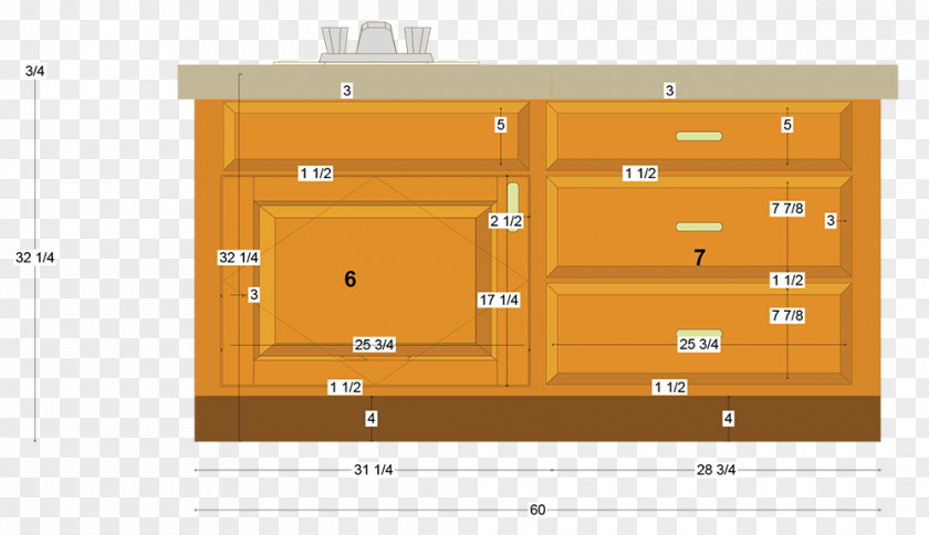 Top View Furniture Kitchen Sink Drawing Vanity Diagram PNG