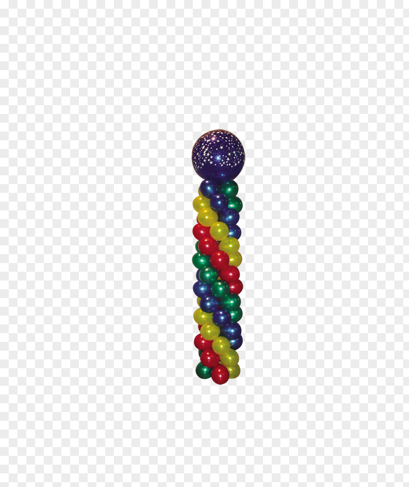 Balloon Column Bead PNG