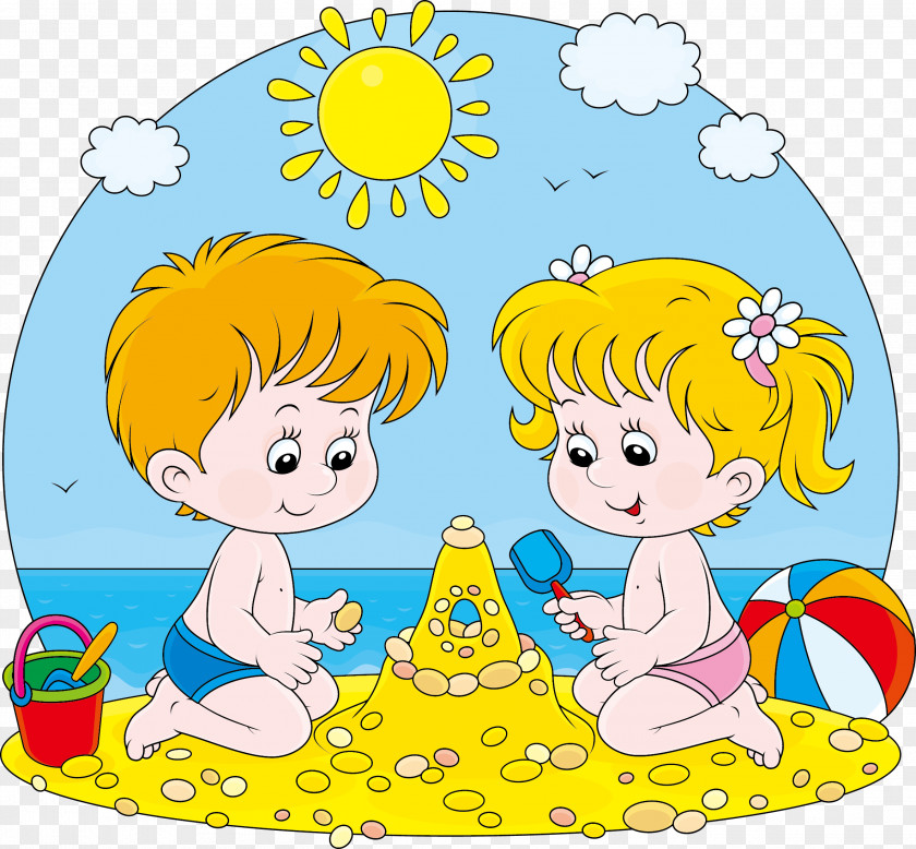 Beach To Play Child Royalty-free Clip Art PNG