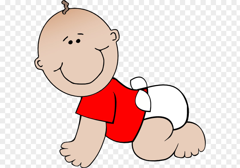 Cartoon Pictures Of A Baby Infant Crawling Clip Art PNG