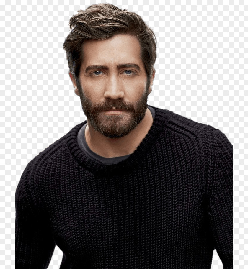 Jake Gyllenhaal Beard PNG Beard, man wearing black sweater clipart PNG