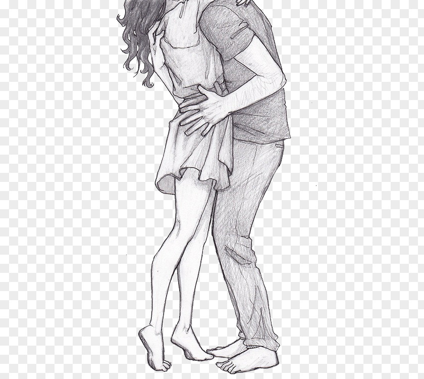 Painting Drawing Couple Sketch PNG