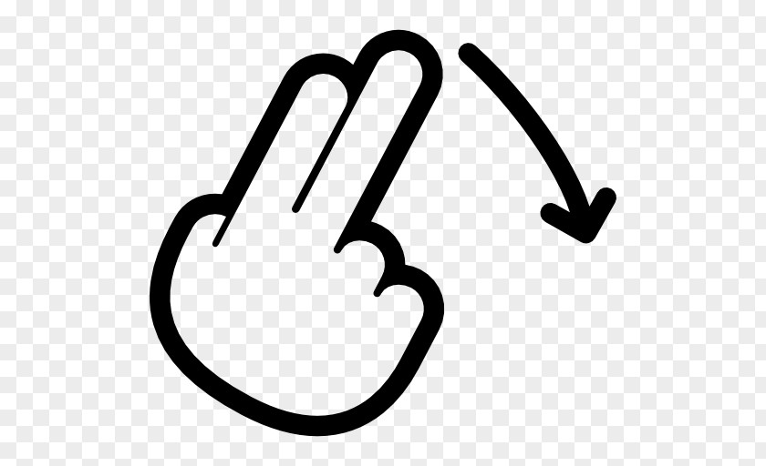 Arrow Gesture Finger PNG