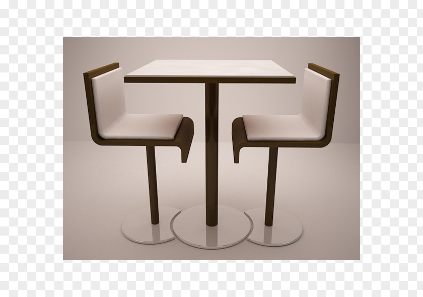 Cafe Table Furniture Angle PNG