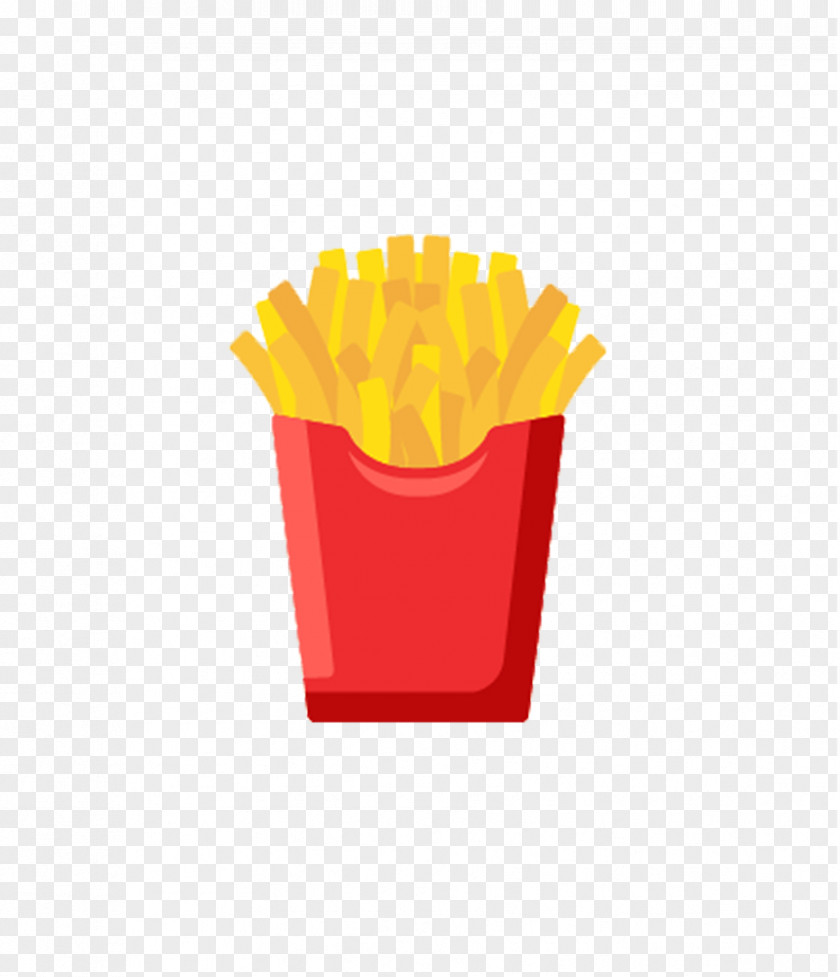 Free Cartoon Fries Pull Material French Fast Food PNG