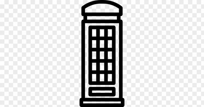Rectangle Black And White Red Telephone Box PNG