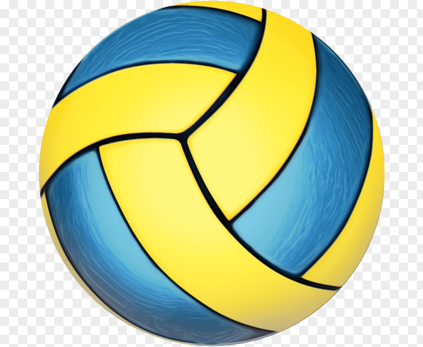 Sports Equipment Yellow Beach Ball PNG