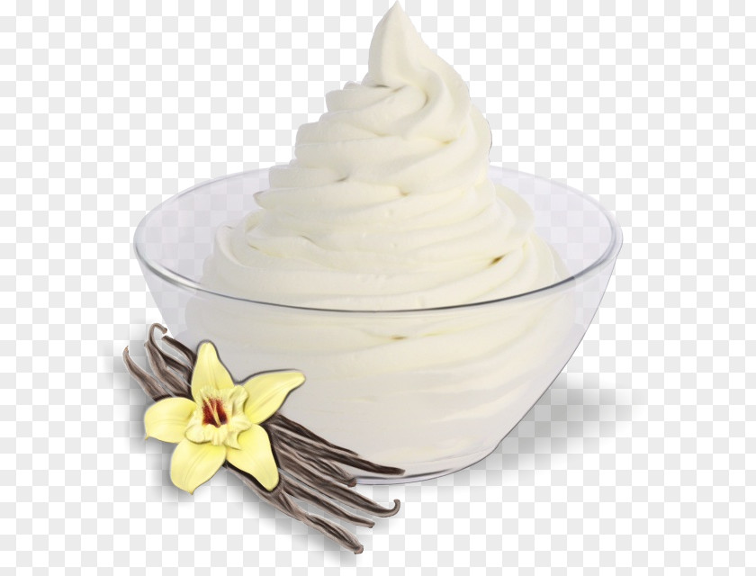 Vanilla Dessert Food Frozen Yogurt Cream Whipped Soft Serve Ice Creams PNG