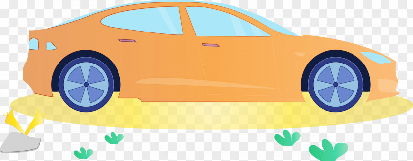 Vehicle Door Yellow Car Rim PNG