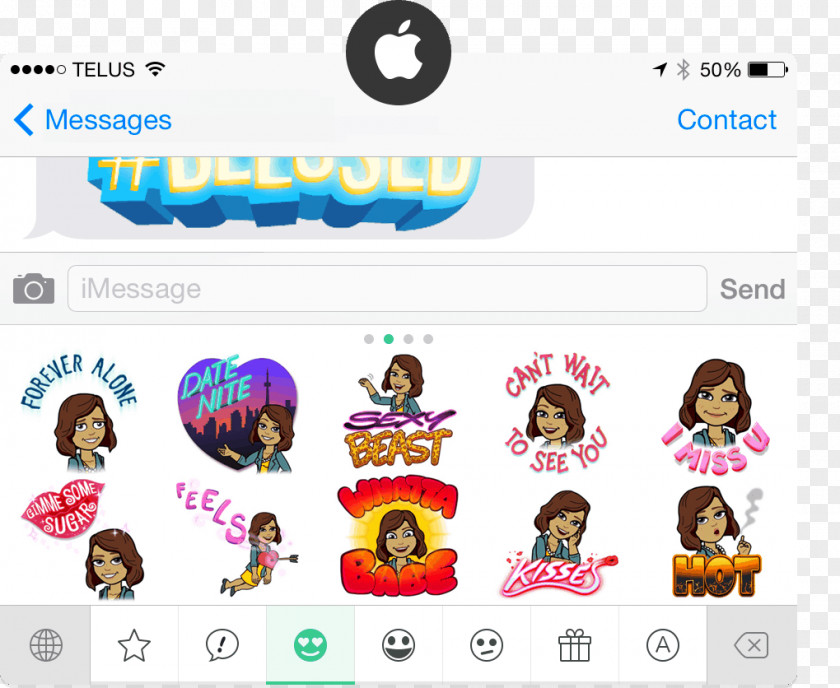 Bitmoji Bitstrips Wish Sticker PNG