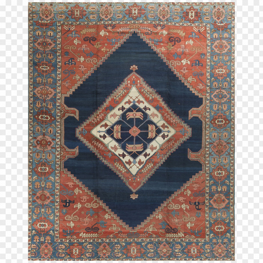 Hand-woven Wreath Persian Carpet Oriental Rug Symmetry Antique PNG