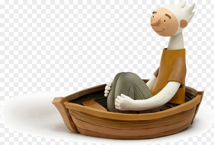 Sitting In The Boat People .rar Illustrator Visual Arts Animation Illustration PNG