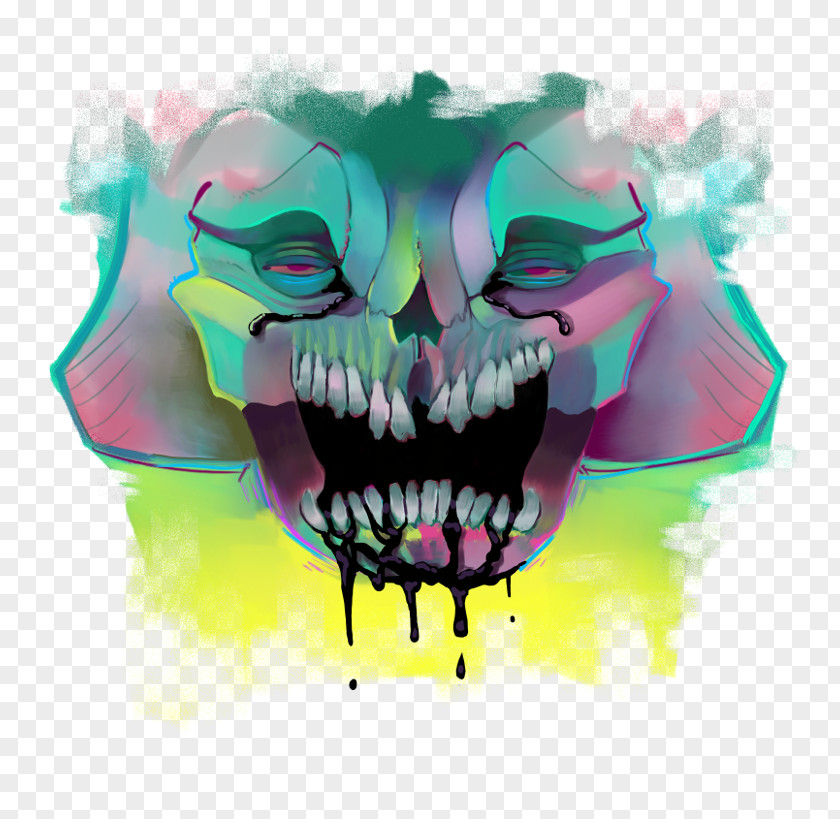 Skull Graphic Design Visual Arts Desktop Wallpaper PNG