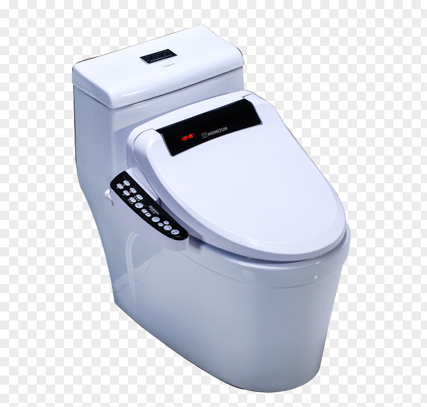 Smart Toilet Seat Flush Bathroom PNG