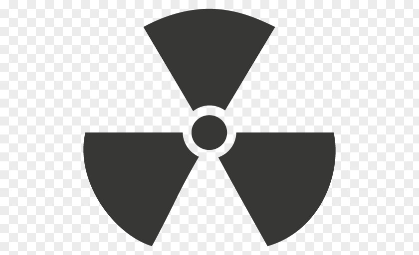 Sticker Nuclear Power Hazard Symbol Radioactive Decay PNG