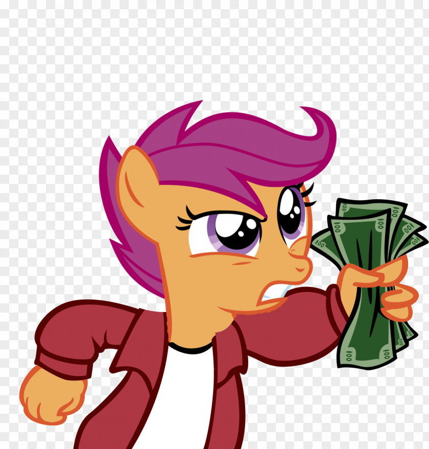 Take Money Pony Scootaloo Rarity Rainbow Dash Pinkie Pie PNG