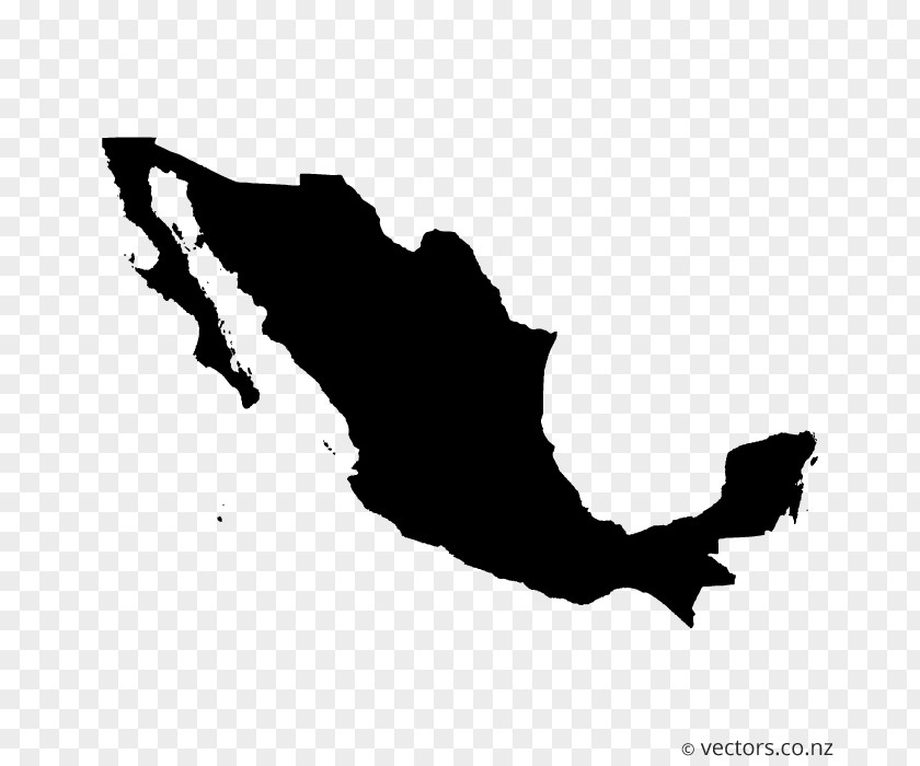 Vector Map Mexico PNG