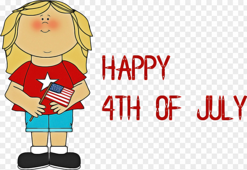 Cartoon July Fourth Of Background PNG