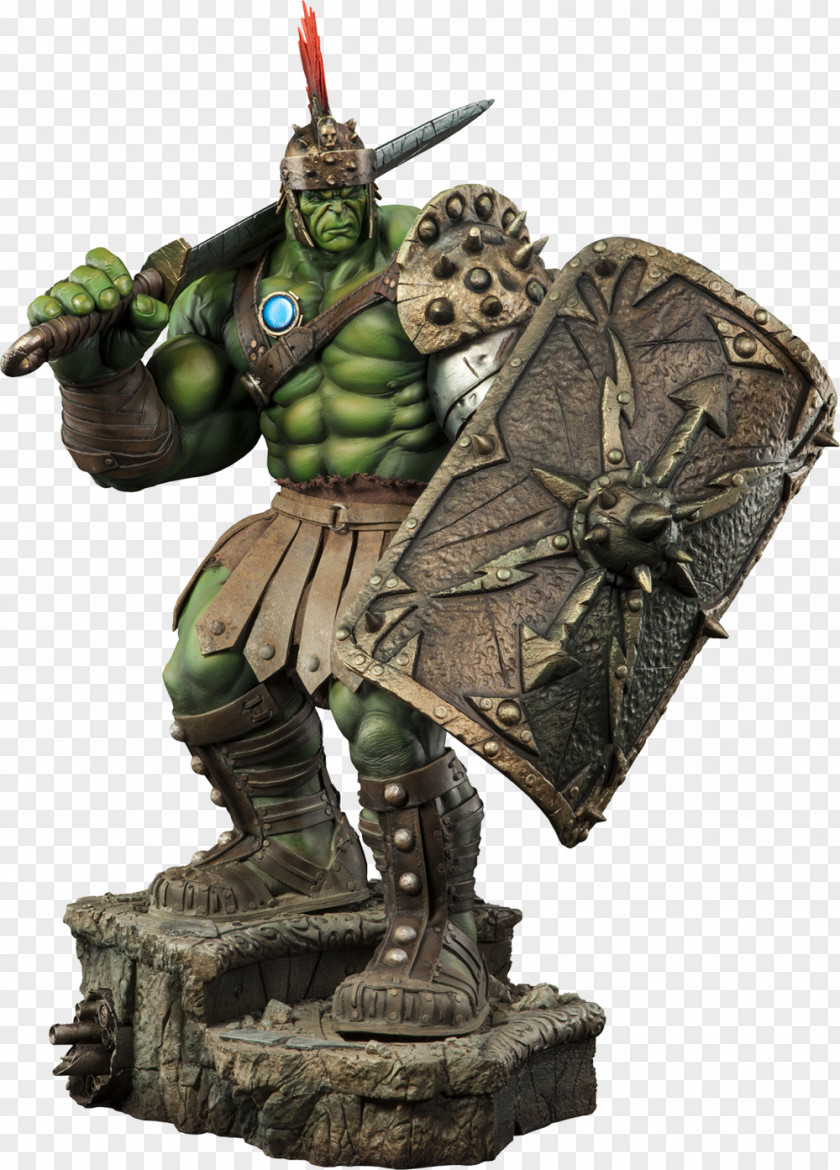 Gladiator Planet Hulk Statue Action & Toy Figures PNG