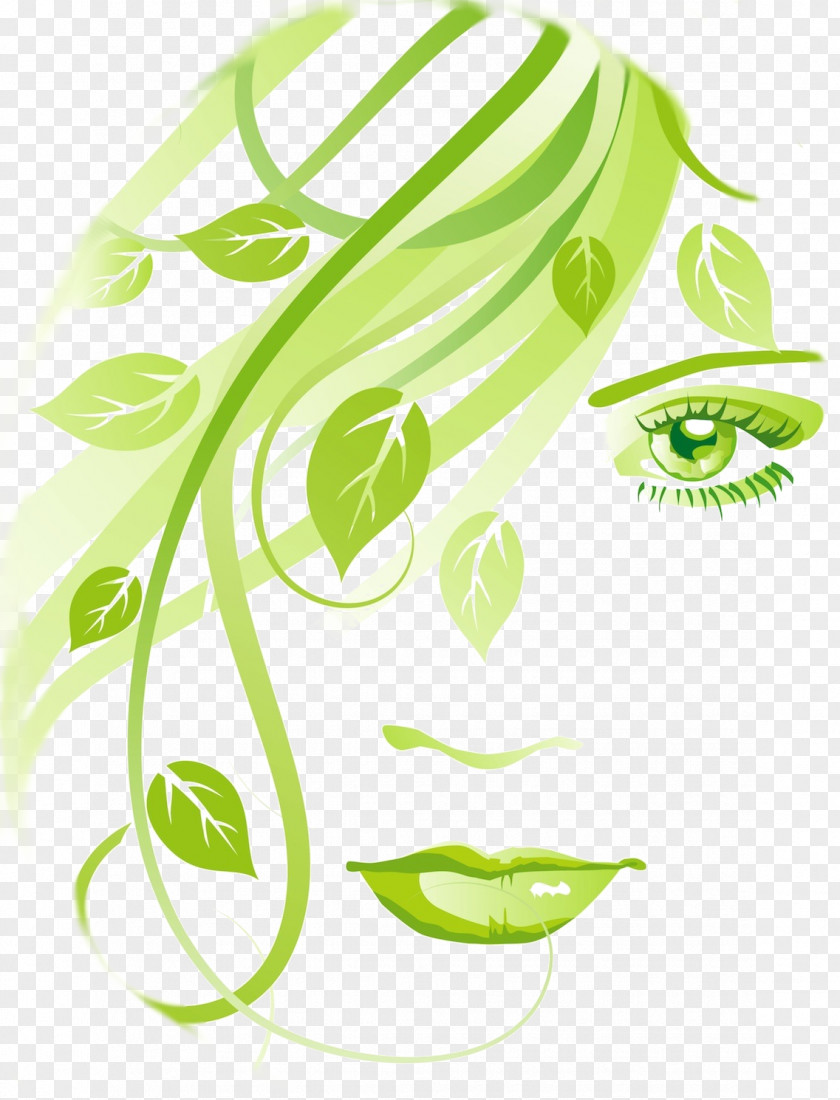 Green Leaves Graphic Design Art PNG