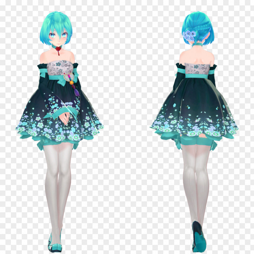 Hatsune Miku Clothing MikuMikuDance Hanbok Costume PNG