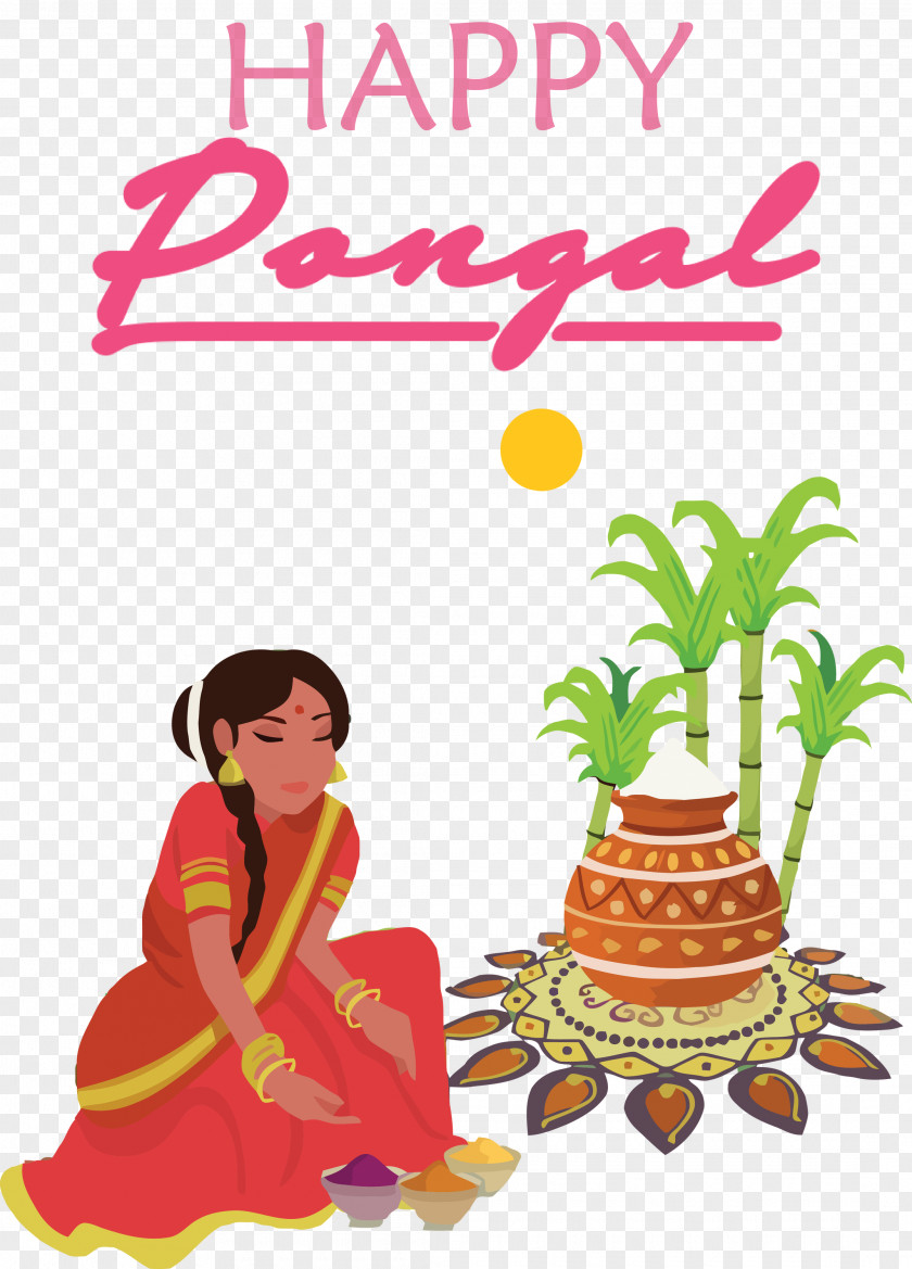 Pongal Happy PNG