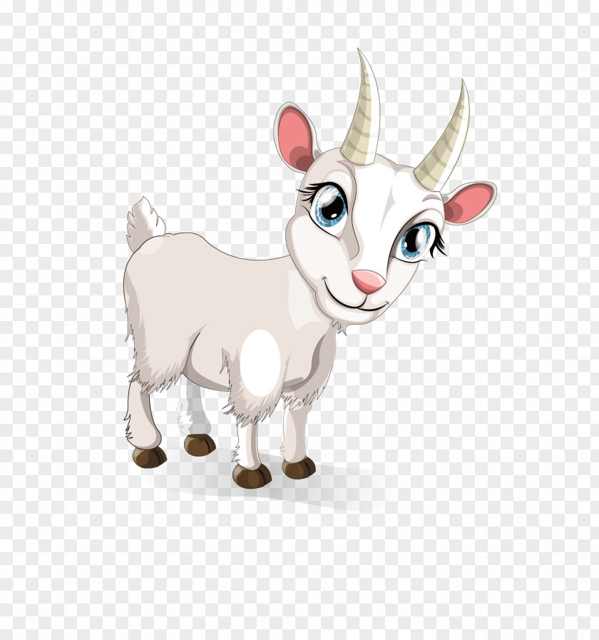 Sheep Goat Cartoon Illustration PNG