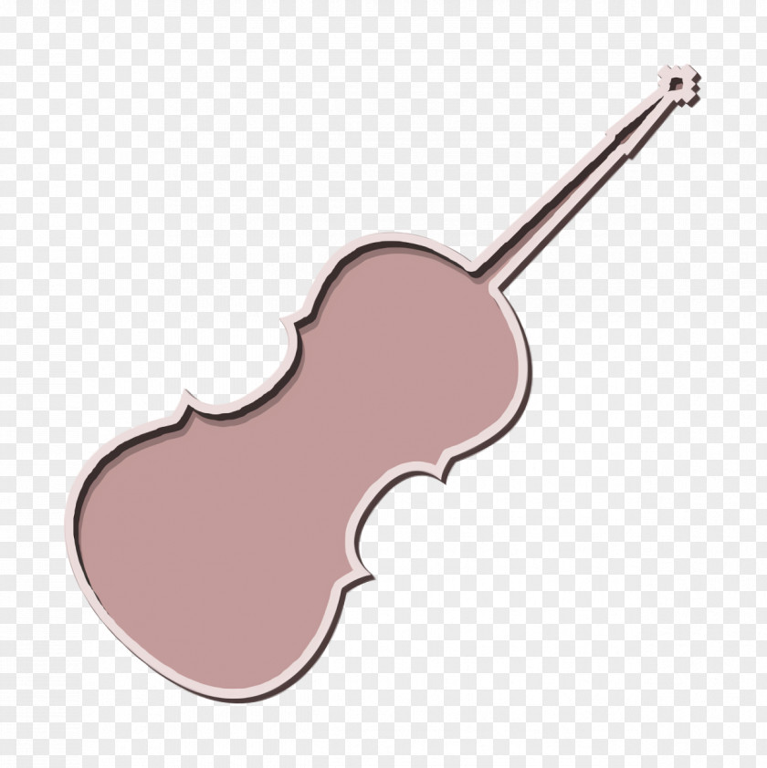 Violin Silhouette Icon Music And Sound 1 PNG