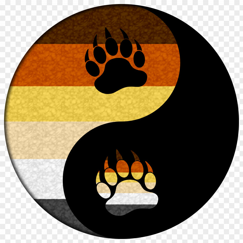 Bear Flag Claw Gay Pride Paw PNG flag claw pride Paw, bear clipart PNG