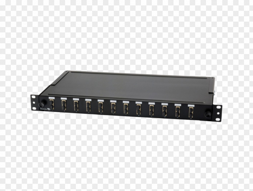 Duplex Cable Management Patch Panels Single-mode Optical Fiber Optics PNG