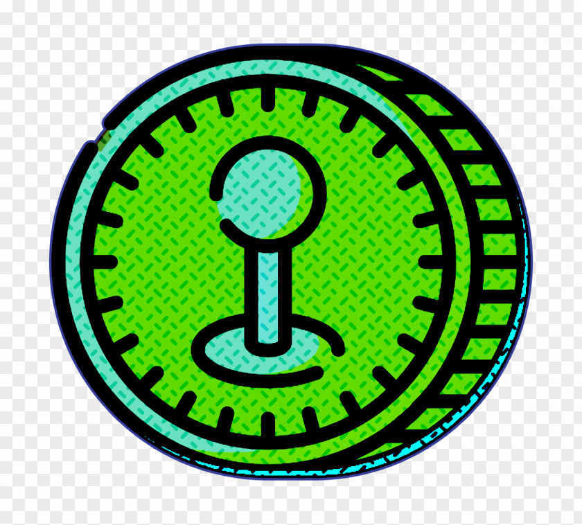Joystick Icon Coin Arcade PNG