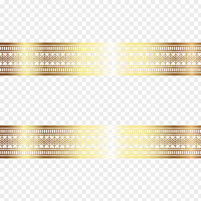 Vector Hollow Edge Yellow Angle Pattern PNG