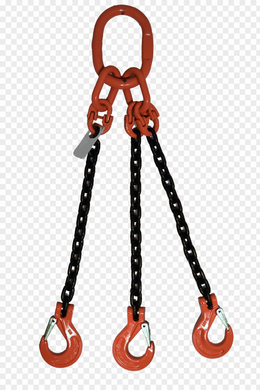 Chain Strop Wire Rope Sling Lifting Hook PNG