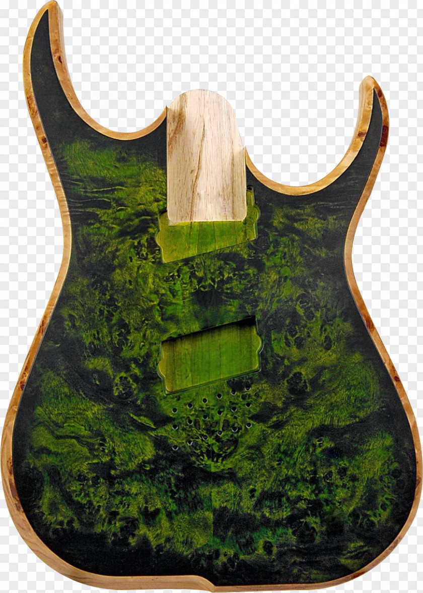 Electric Guitar Burl Bolt-on Neck Quilt Maple PNG